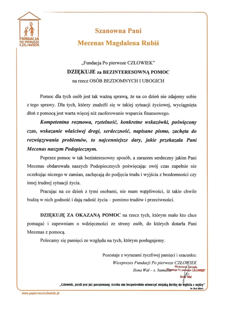 Fundacja po pierwsze człowiek