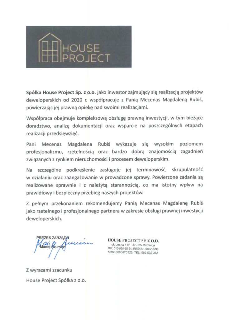 House Projekt Sp. z o.o.